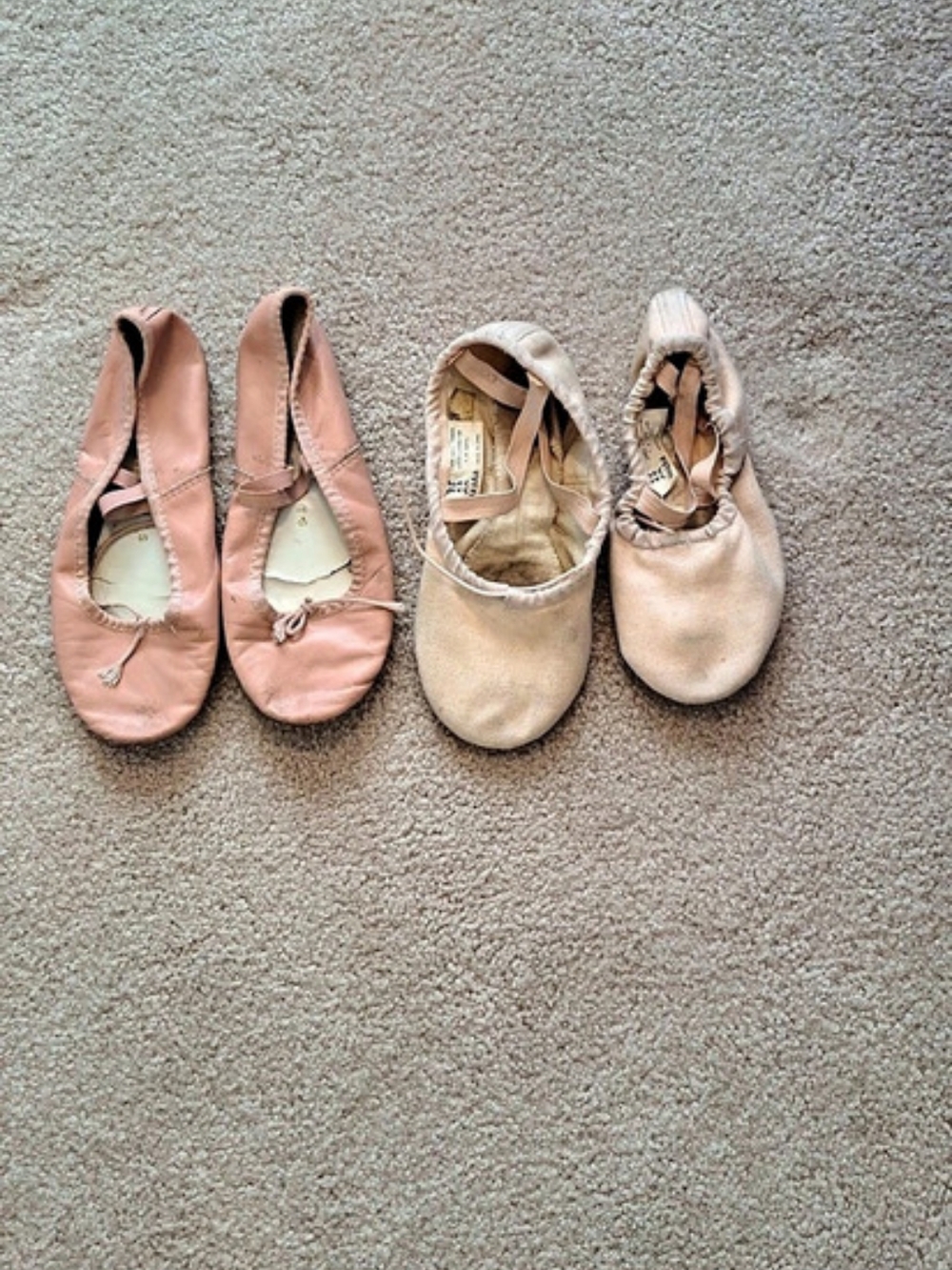 Bloch Ballet Flats Pink Lot Of 2